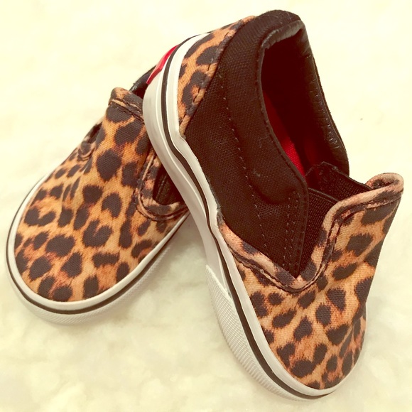 leopard print vans toddler